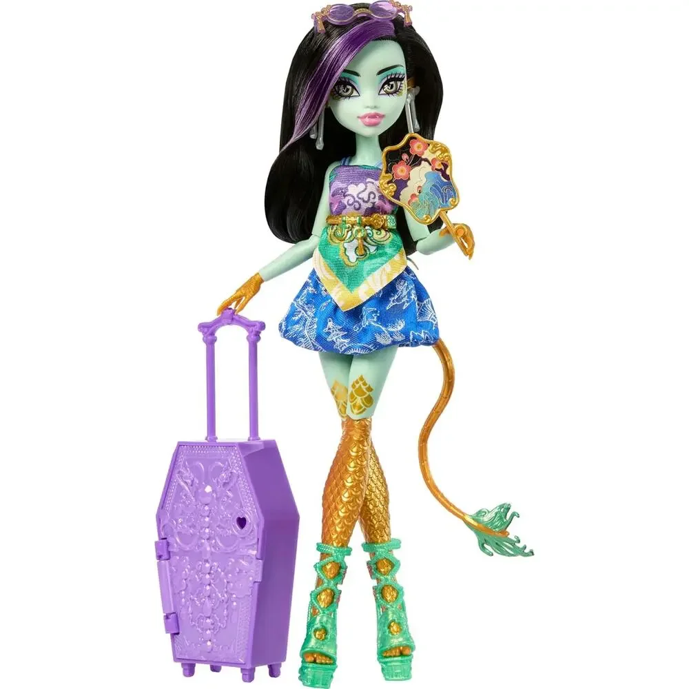 Monster High Skulltimate Secrets Gore-Geous Oasis Jinafire Long Doll NIB
